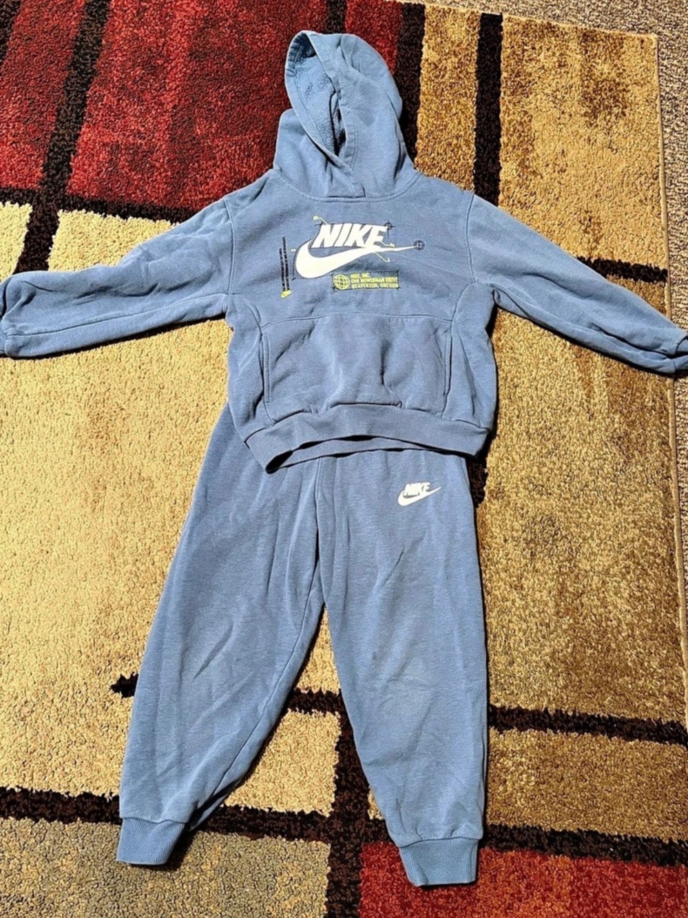 Nike Kids Hoodie & Jogger Set in Blue size 6